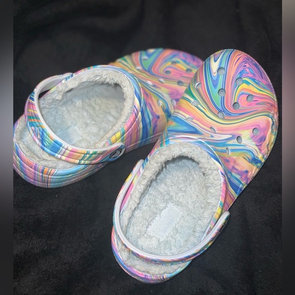 Crocs Adult Unisex Baya Lined Printed Clog Multicolor Size M-4 W-6 - Picture 2 of 14